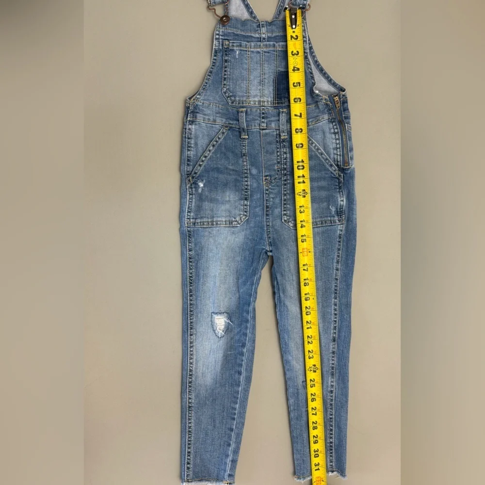 OshKosh B’gosh Kids Denim Overalls Cotton Elastane Size 6 / 6X